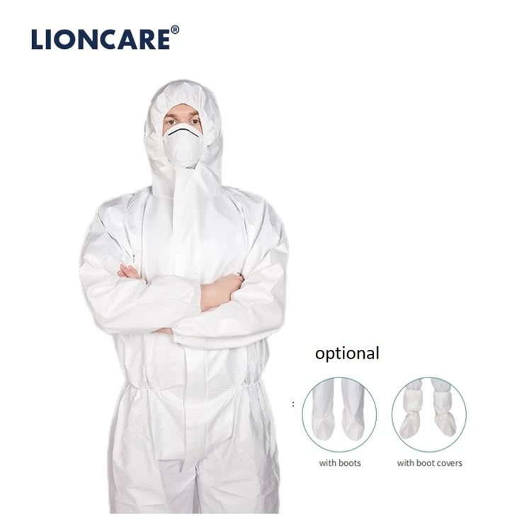 6.disposable coverall with hood