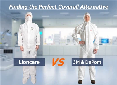 トップの使い捨てのカバーオールの代替品：LionCare Vs.主要なブランド